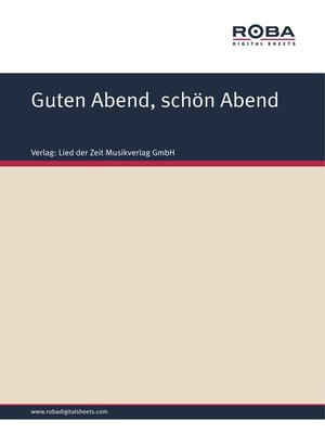 cover image of Guten Abend, schön Abend